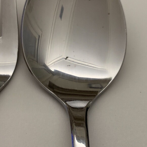 Select Stainless Steel Forks Spoons Flatware Lot of 8 - Picture 7 of 11